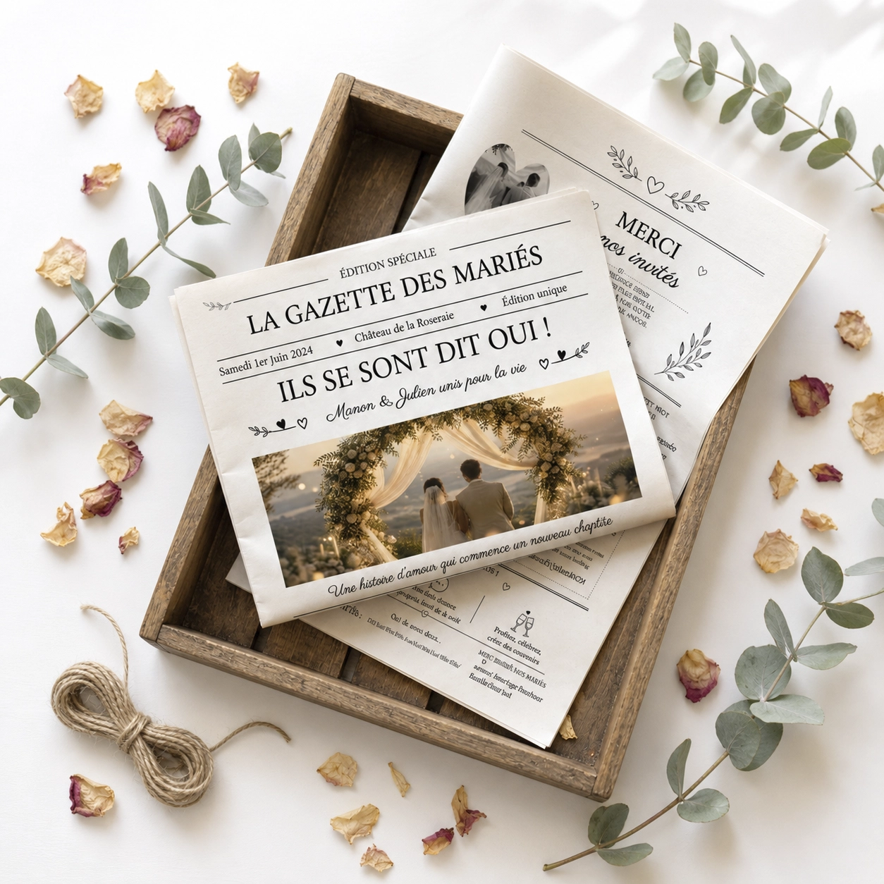 la gazette des mariés format journal Édition