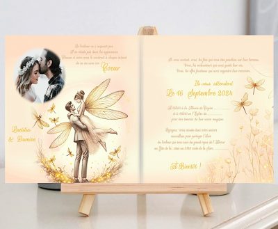 N°366 - Une invitation féerique Faire-part mariage