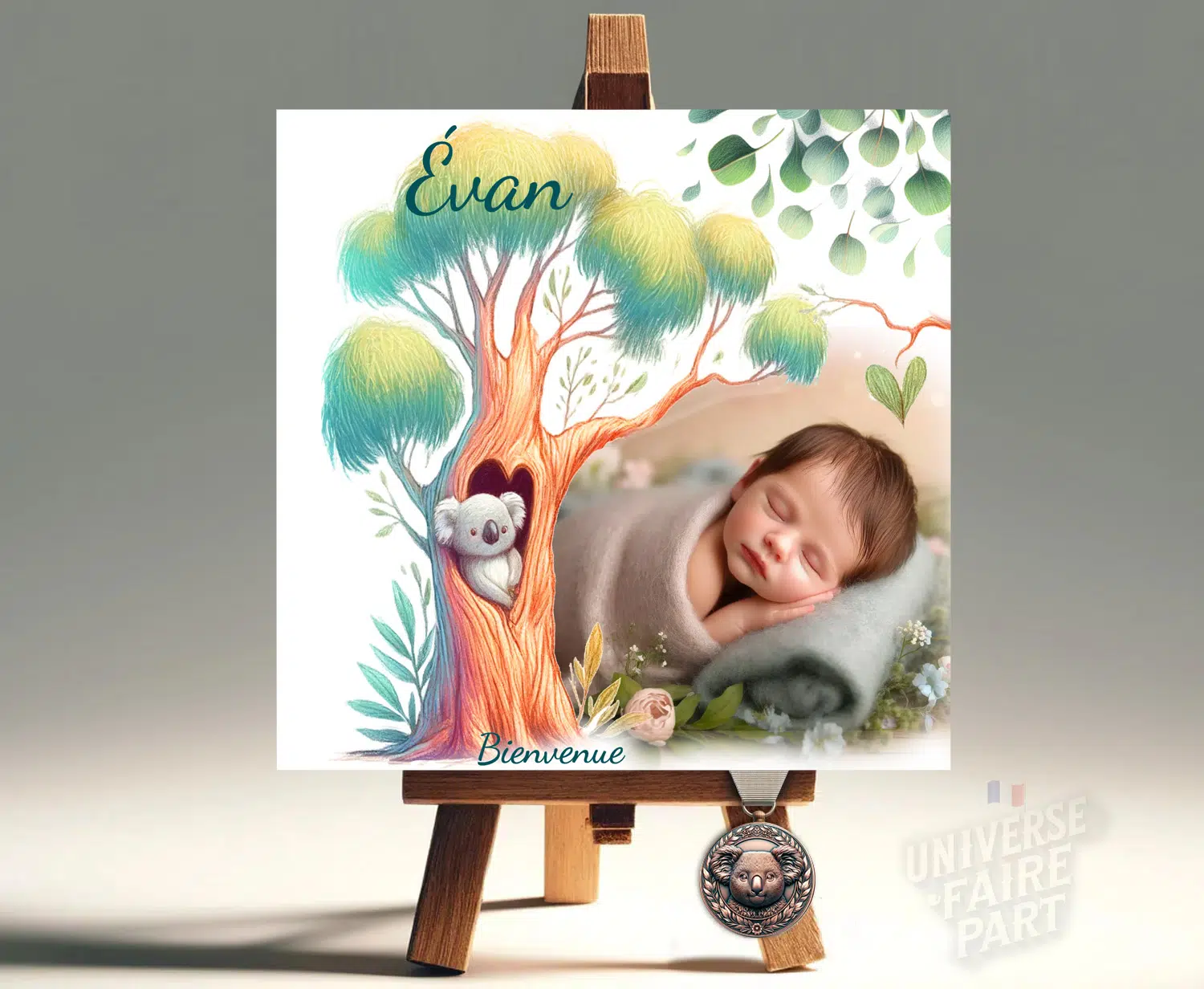N° 315- Faire-Part Tendresse Notre Petit Koala