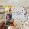 N° 331 - Faire-part Ourson et Miel jaune