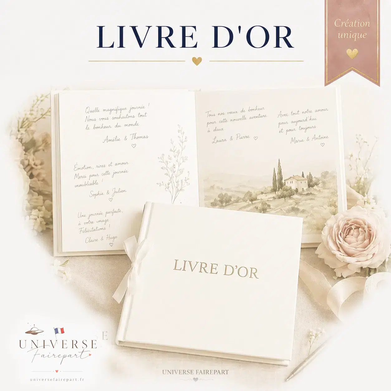 Création Unique Le livre d'or
