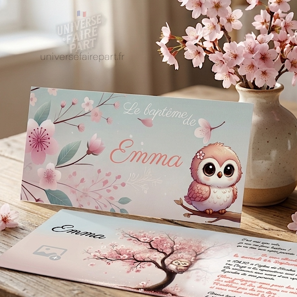 N°135 – Faire-part une chouette nouvelle !