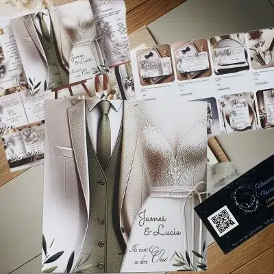 N°218 - Faire-part L'olivier de l'amour Costume