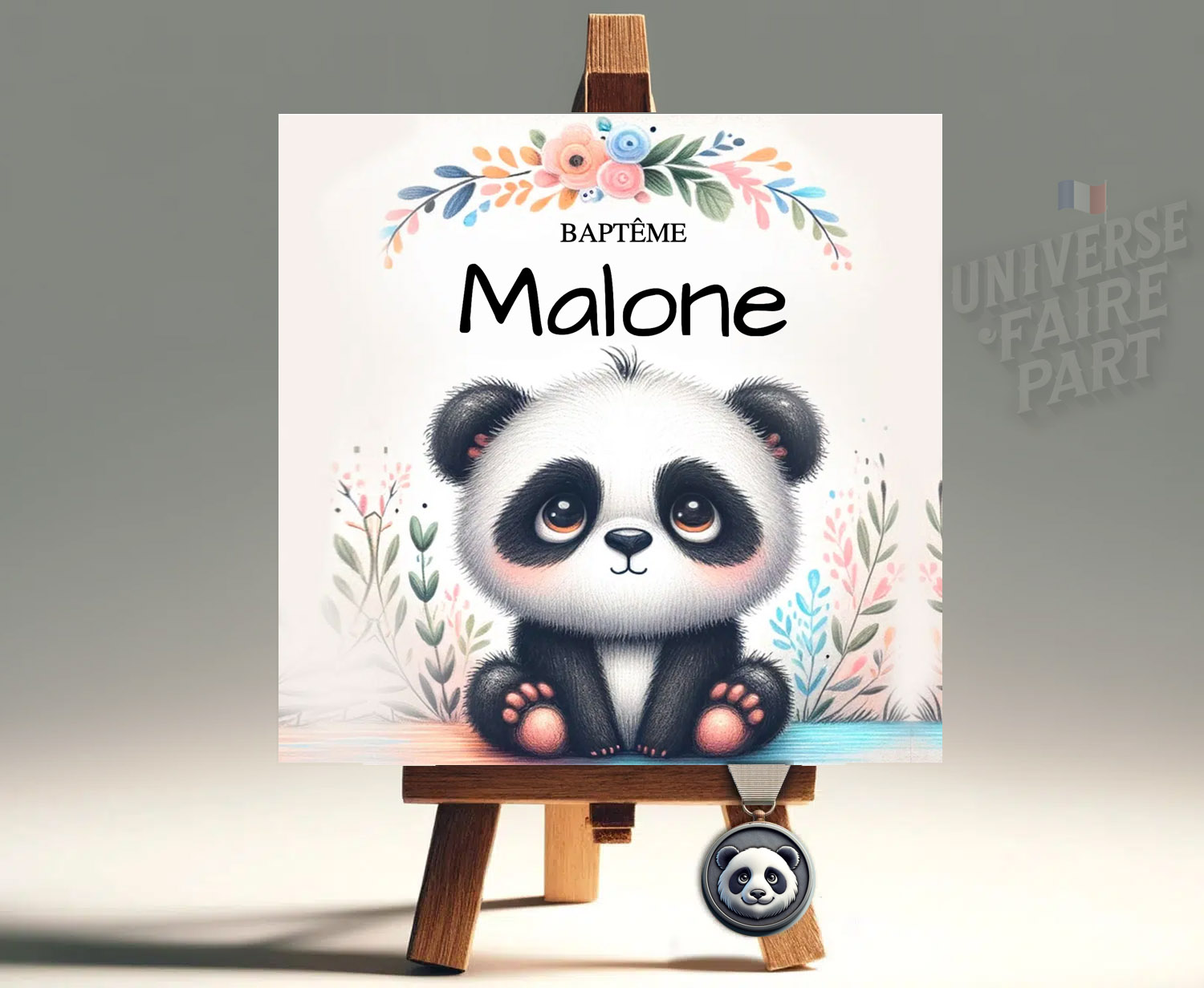 N°130 - Faire-part Panda de tendresse