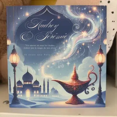 N°263 Faire-part Les Milles et 1 Nuit Aladdin mariage