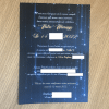 N°179 - Faire-part bleu nuit c'était écrit dans les étoiles de Stéphanie & Lionel   - carte A5- – Image 4