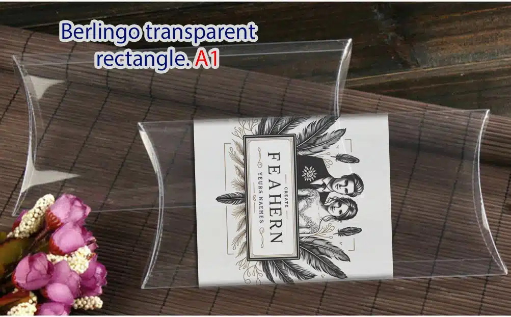 Boîtes Berlingot dragée vierge -Création Unique – Sur-Mesure pour Vous – Image 3