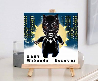 N°284 - Faire-part Original invitation WAKANDA FOREVER Blackpanther super héros