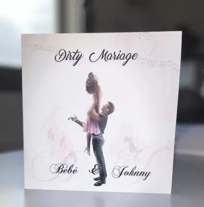 N°530 -  Faire-part invitation mariage ou autre évènement, Dirty Dancing – Image 4