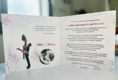 N°531 -  Faire-part invitation mariage ou autre évènement, Dirty Dancing 2 – Image 3