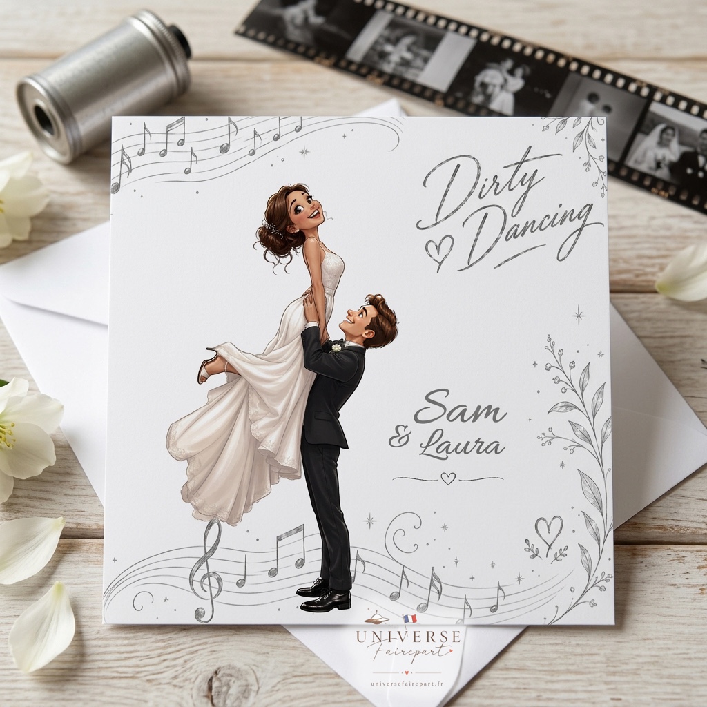 N°530 Faire-part mariage Dirty Dancing