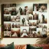 Toile Couple, à votre thème -Création Unique – Sur-Mesure pour Vous – Image 3