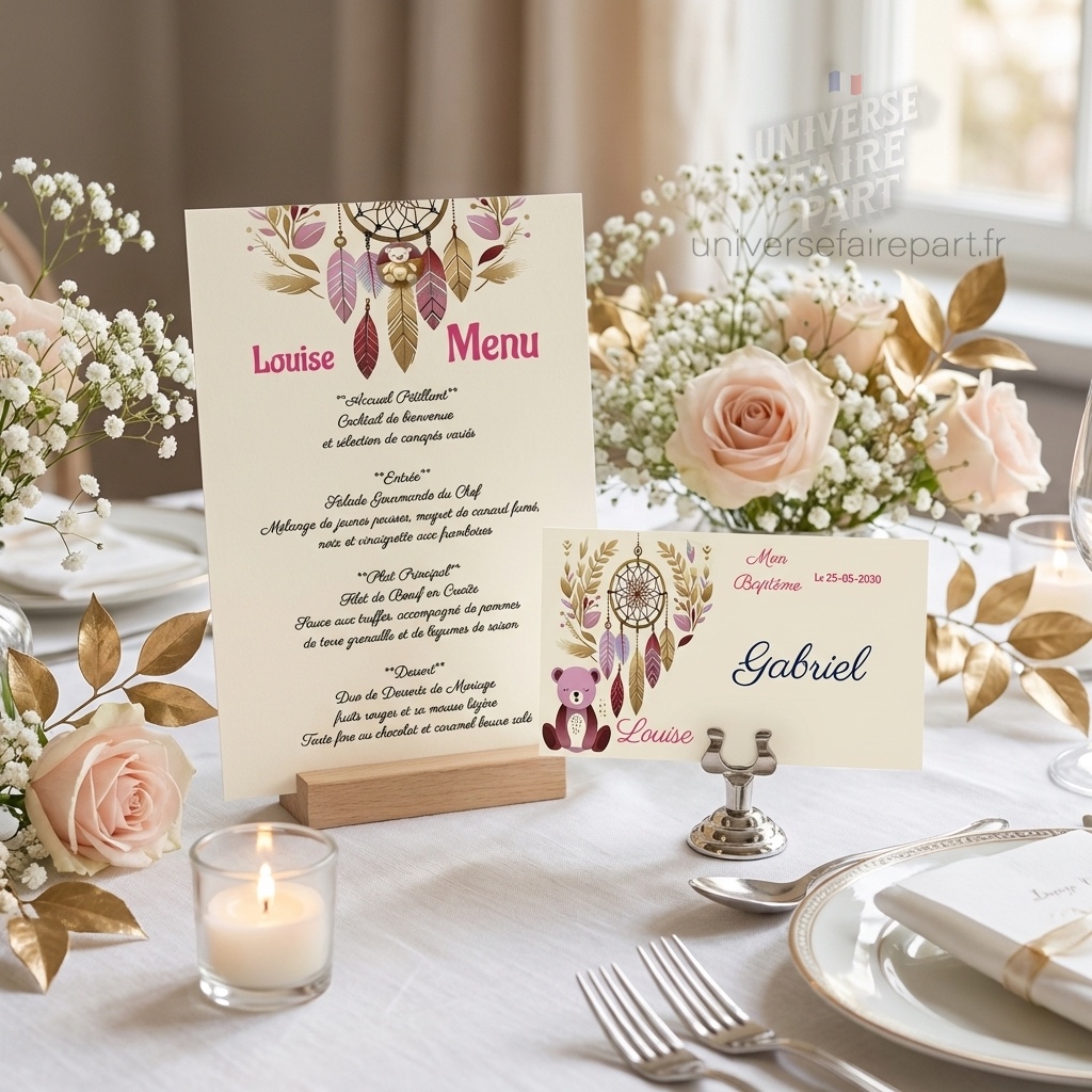 N°543.4 – Menu Doux Rêves d&rsquo;Ourson plumes