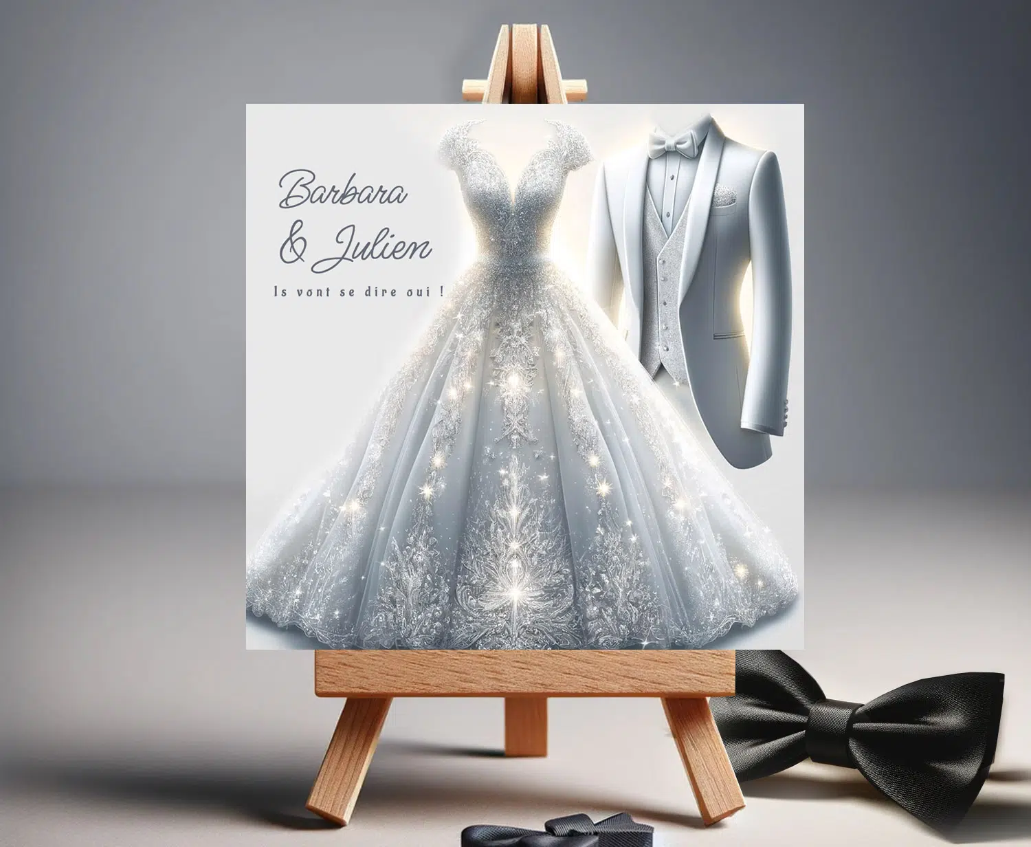 N°430 - Faire-part Le Grand Jour Costume blanc