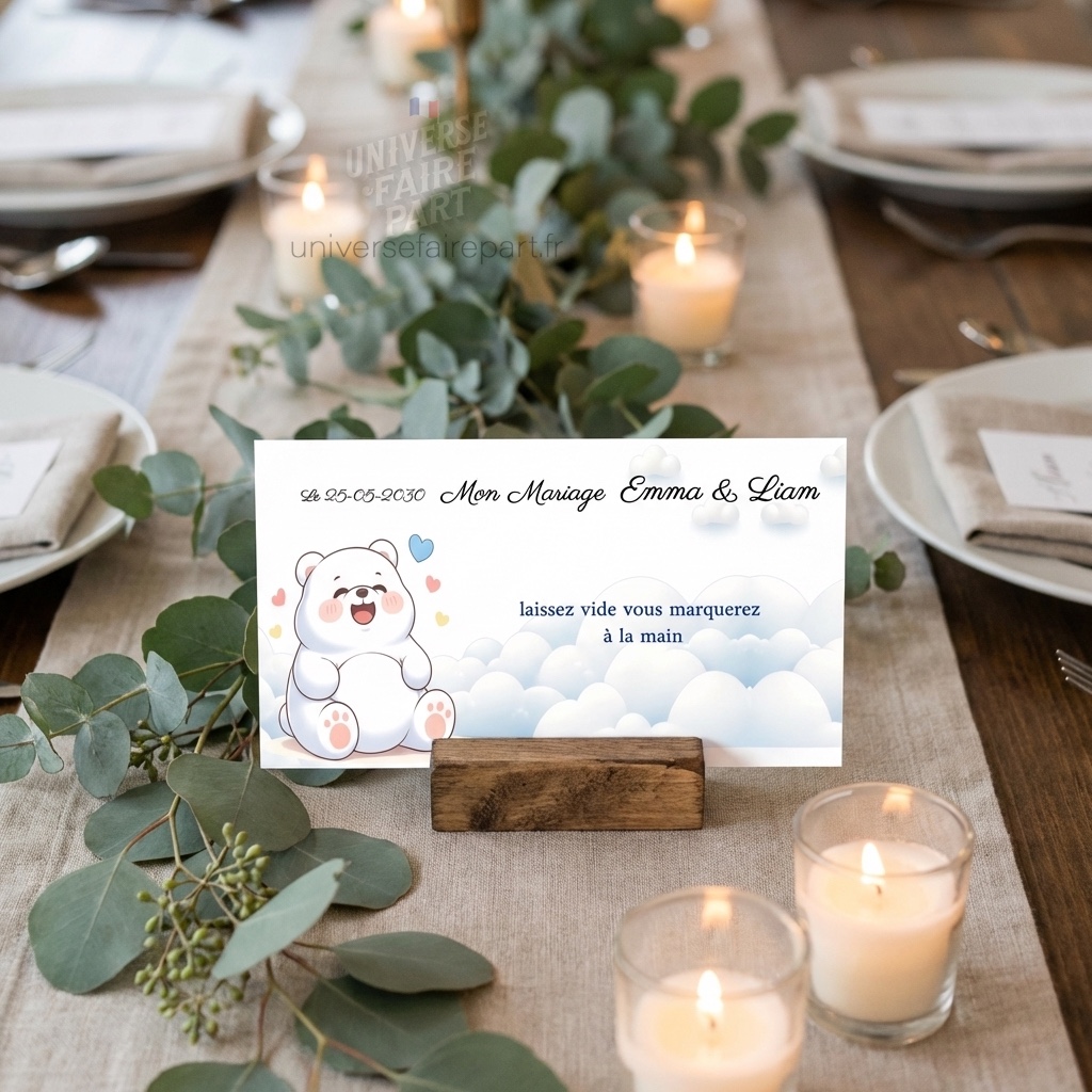 N° 333.1 – Porte nom Enchanté Sam l&rsquo;Ourson