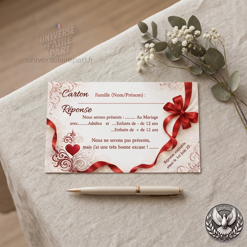 N°424.2 – Carton réponse Éternel Serment Bordeaux et Colombes