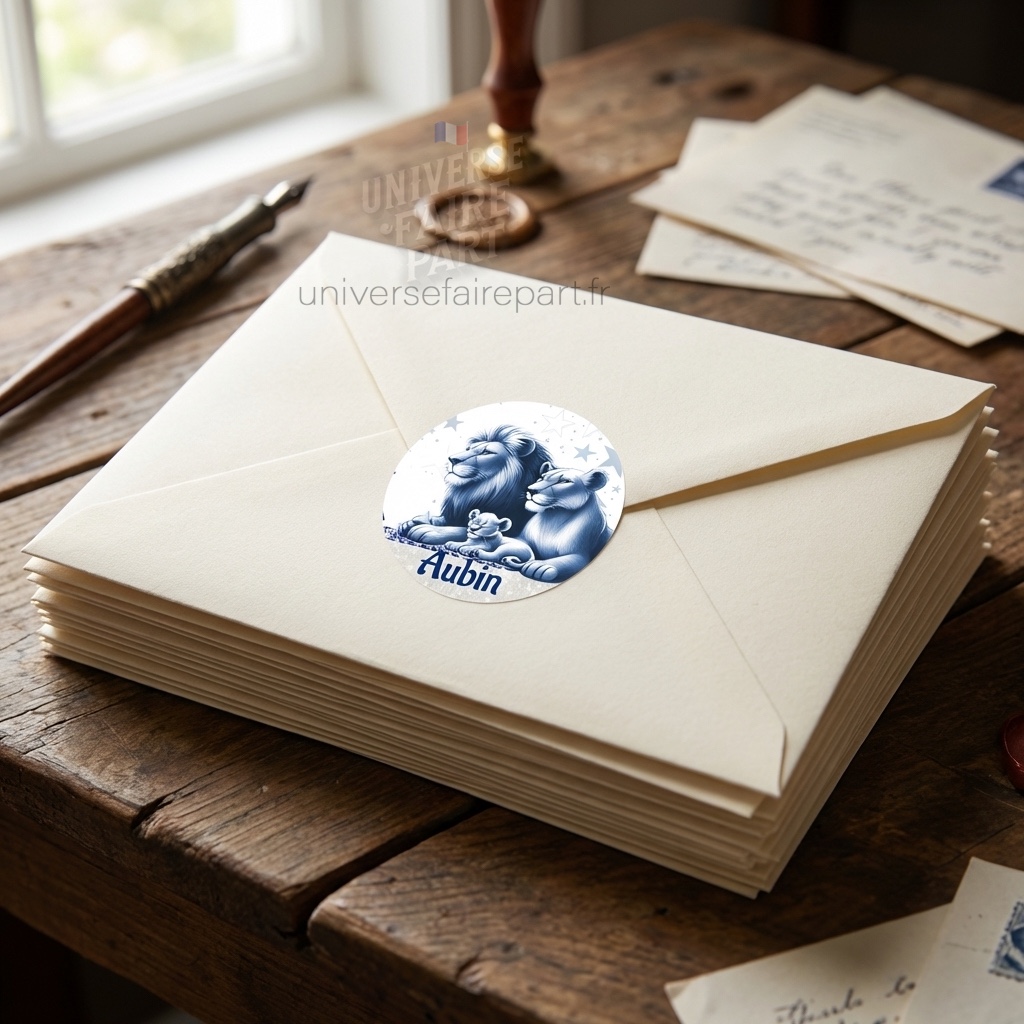 N°529.1 – Rond collant Roi lion Petit Protégé de la Savane