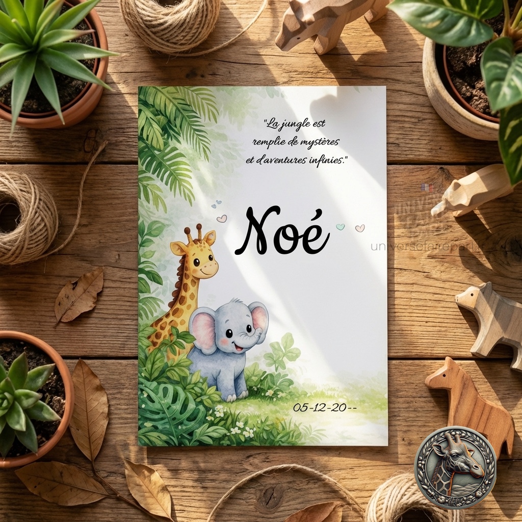 N°568- Faire-part Puma Party Jungle