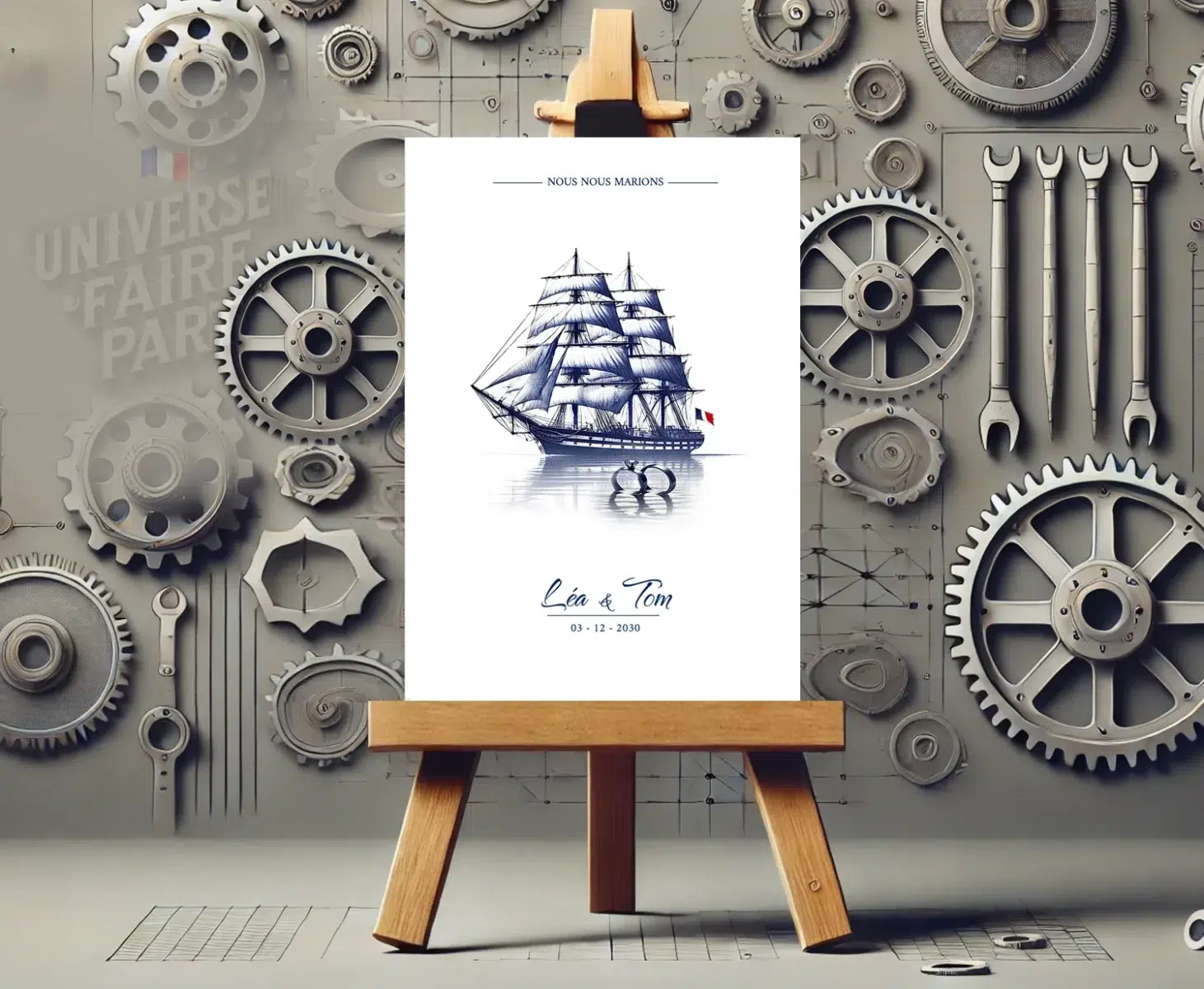 N°574- Faire-part  à l&rsquo;Horizon de l&rsquo;Amour