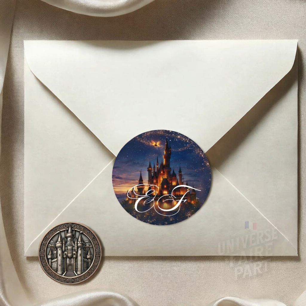 N°25.3 – Rond Collant mariage Château Belle & la Bête Histoire éternelle