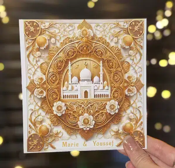 N°240 – Faire-part Aladdin Agrabah, style oriental
