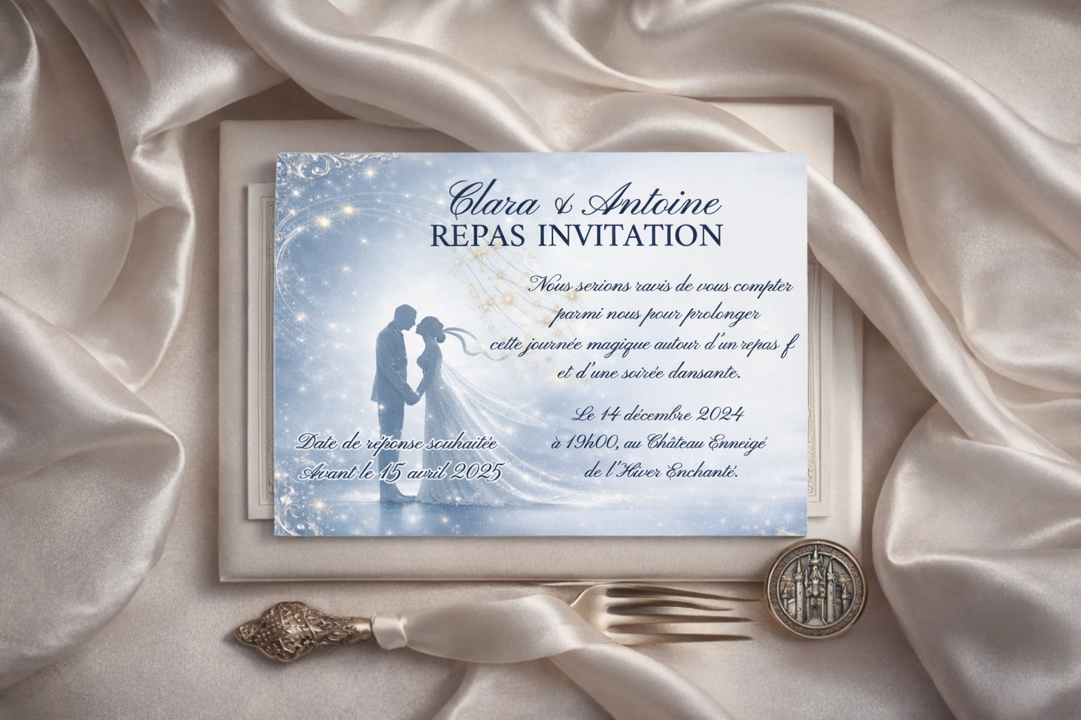 N°72.1 – Carton repas château crayon Cendrillon