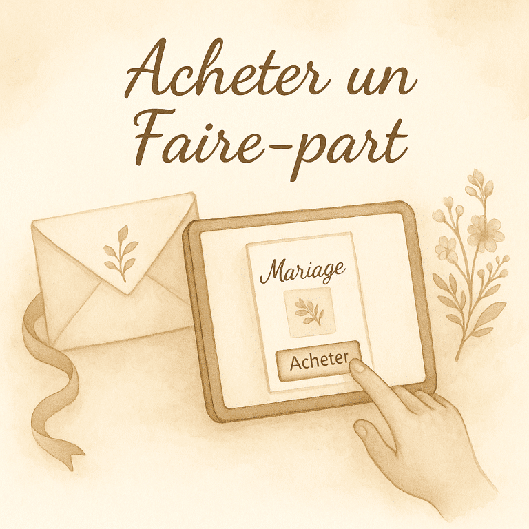 Acheter un Faire-part