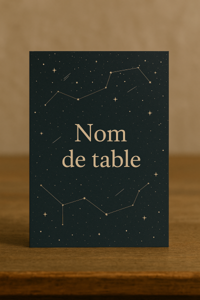 Noms de Table