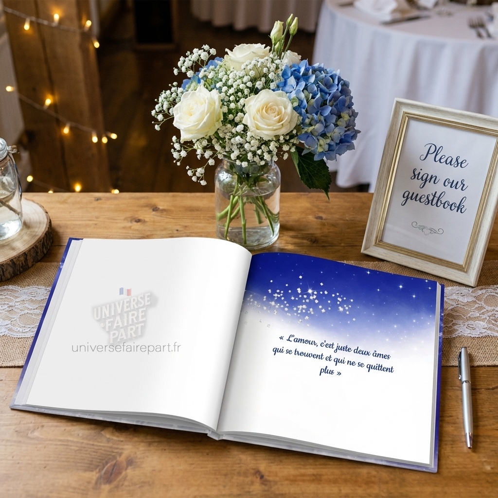 Livre d’Or de Mariage  costume 219 Éclats d’Amour