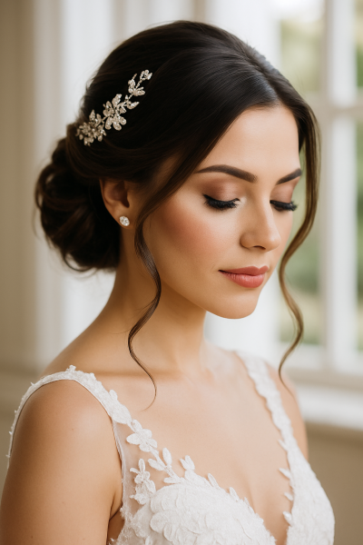 Réserver les services de coiffure et de maquillage pour la mariée et les demoiselles d’honneur