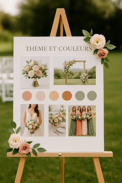 Choisir le Thème et les Couleurs du Mariage