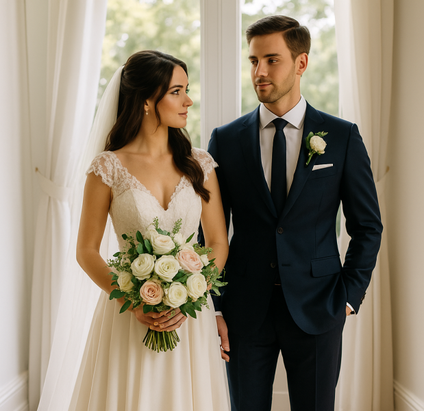 Sélectionner les tenues de la mariée et du marié