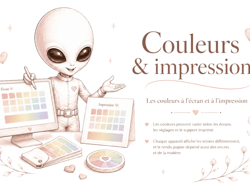 Les couleurs et l’impression