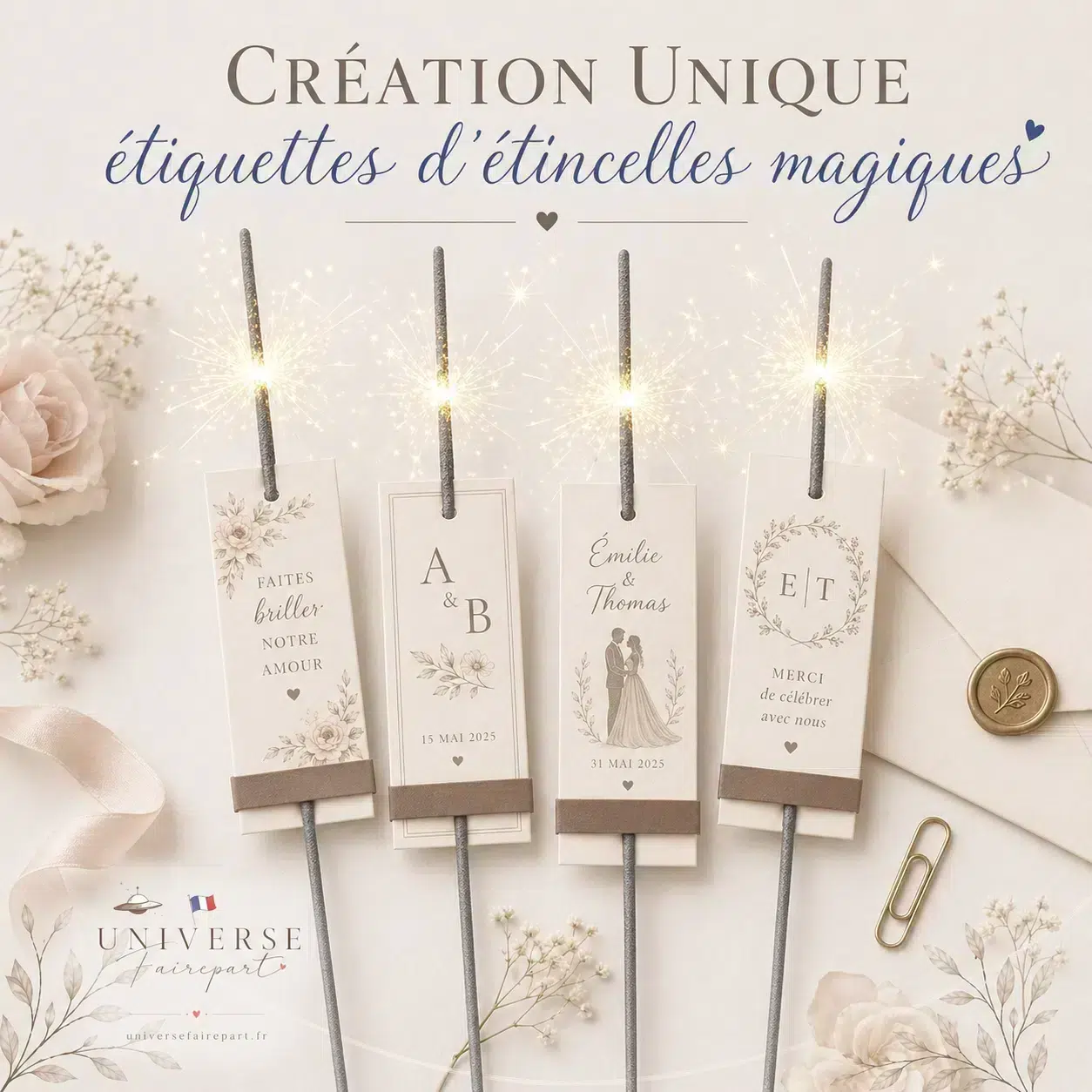 Création Unique Les Étincelles magique