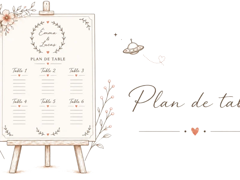 Nos plans de table