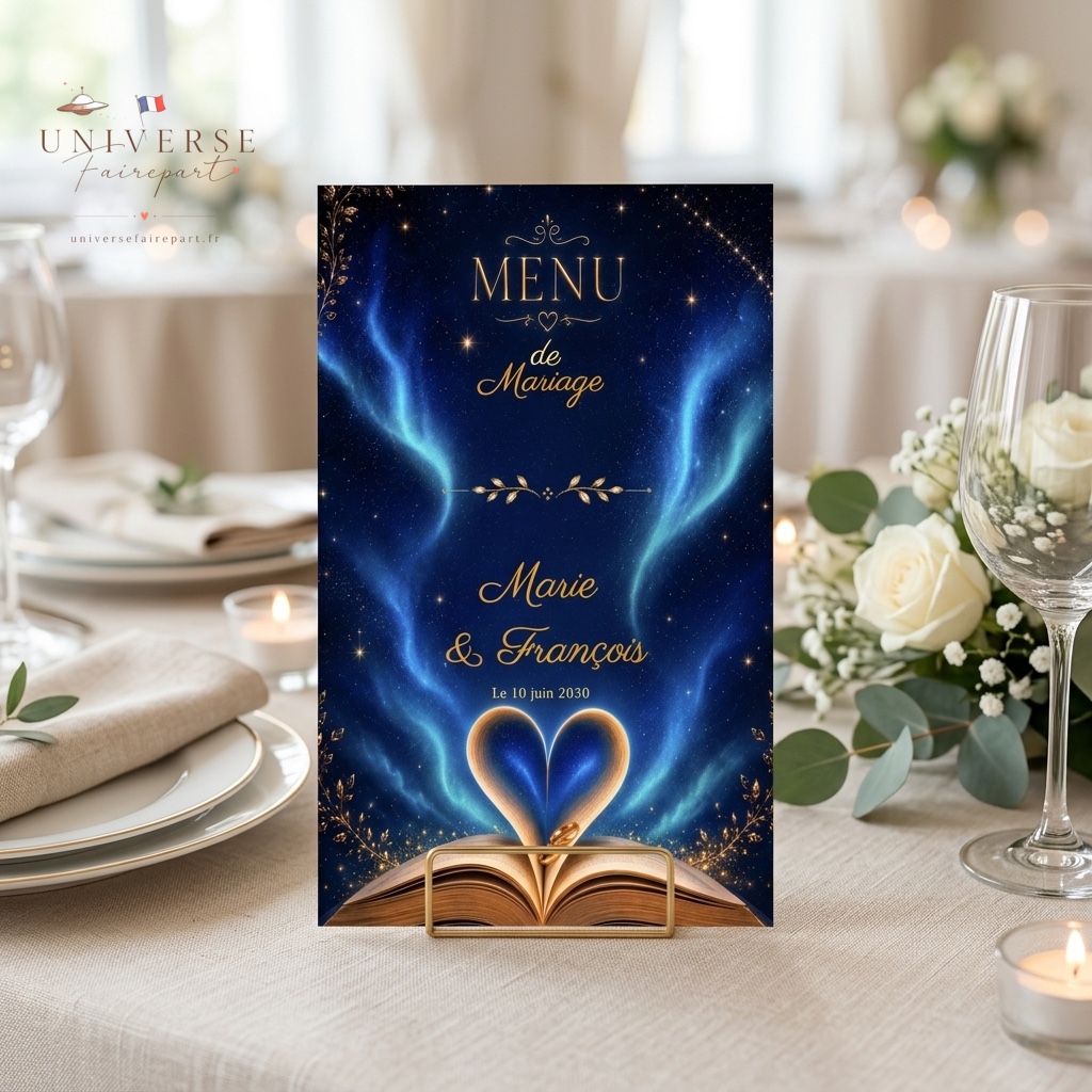 N°19.1 Menu Romantique le  Livre Magique
