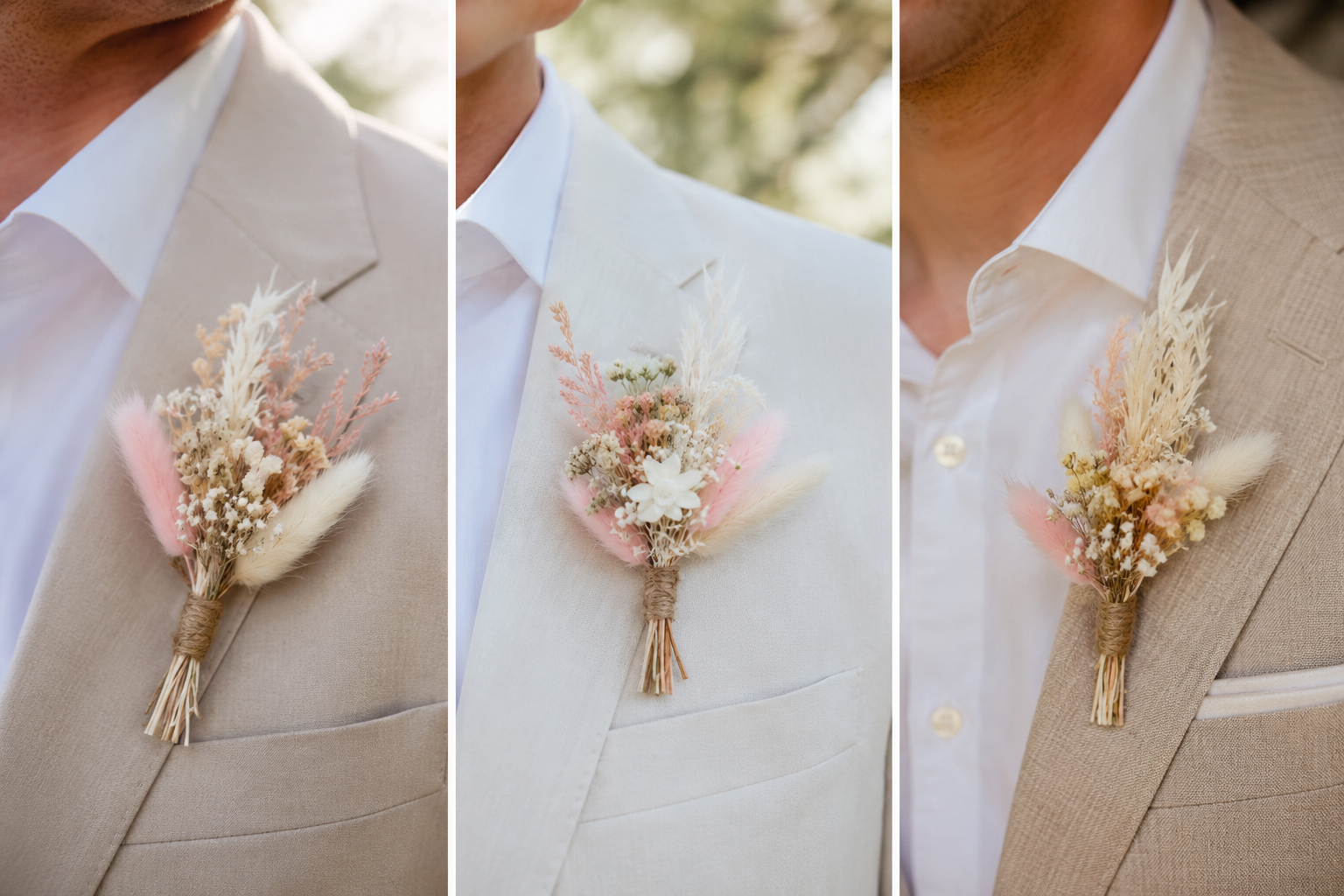 Nos boutonnières de mariage