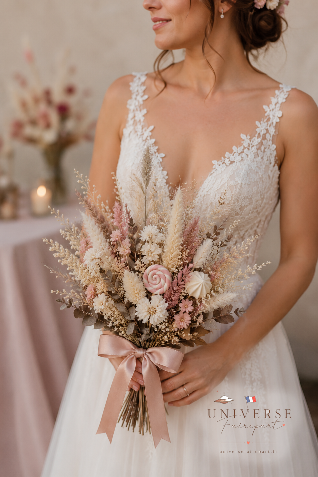 Création unique bouquet éternel de mariage