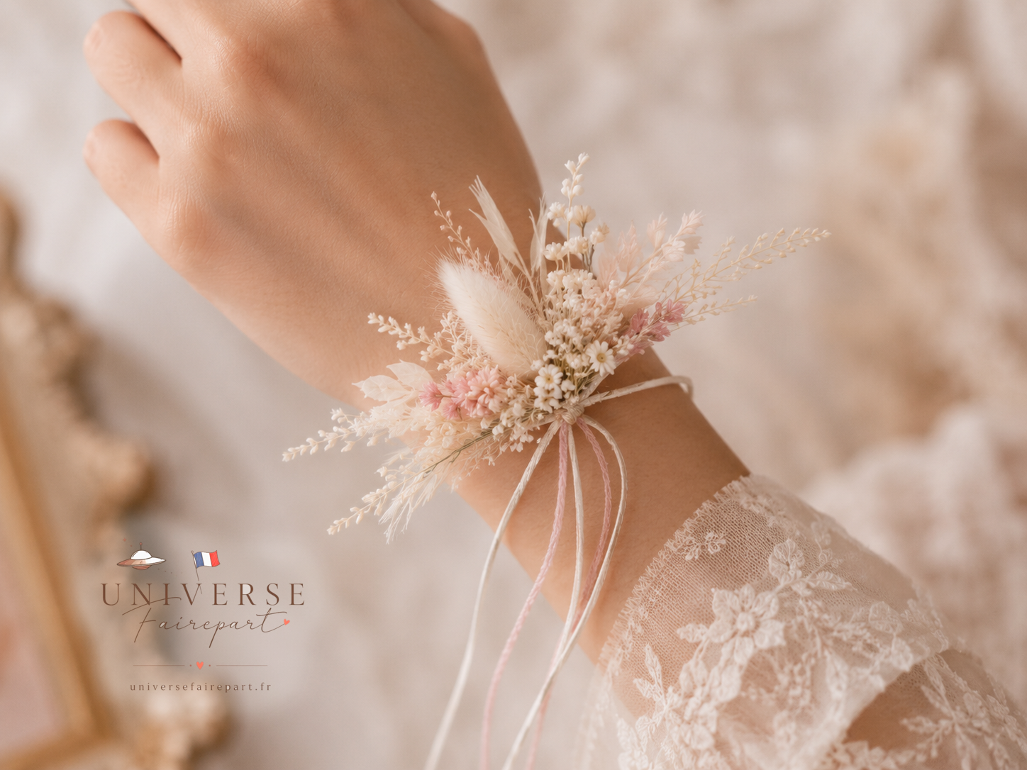 Création unique bracelet éternel  de mariage