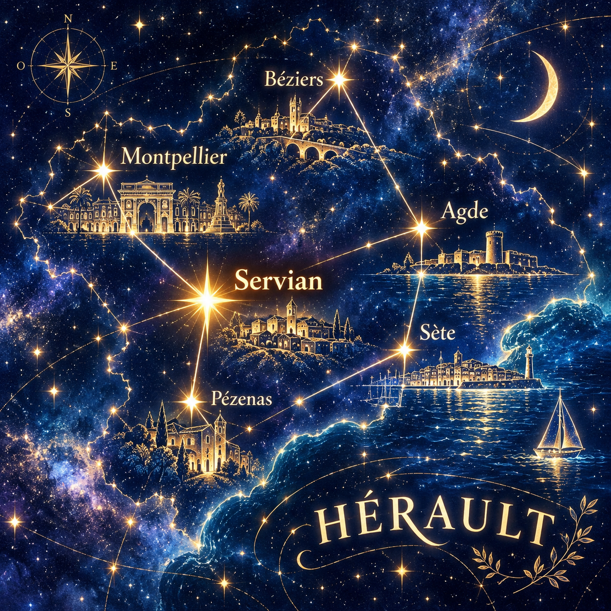 Univers créatif Aux faire-part étoilés
